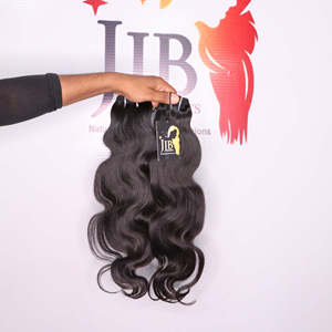 Paquetes de cabello virgen indio crudo con cierre Hd Onda del cuerpo Paquetes de cabello humano de onda profunda Cabello crudo de onda profunda - Product Image 1