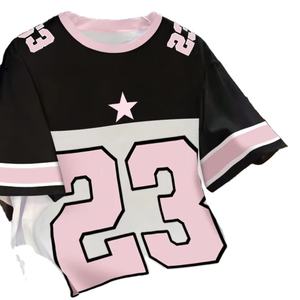 Camiseta Extra Grande para Mujer, Suministro al por Mayor, Ropa Casual Diseñada para Distribución de Exportación con Tela Transpirable y Cómoda - Product Image 1