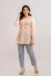 Ropa informal Mal algodón con bordado Kurti mujer moda fábrica al por mayor fabricante y proveedor al precio más bajo - Product Image 5