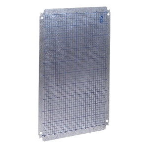 Piastra di Montaggio Serigrafata in Acciaio Zincato SCHNEIDER ELECTRIC NSYMS55 H500xW500mm per Apparecchiature Elettriche - Product Image 1