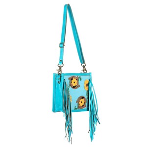 กระเป๋าถือผู้หญิงแบบโบฮีเมียนวินเทจโบฮีเมียนสะพายข้างแบบมีซิปสำหรับฤดูร้อนทำด้วยมือหนังวัวขนสัตว์ไนลอนกระดุมผ้าใบแฟชั่น - Product Image 3