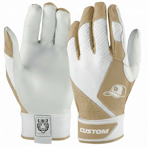 Gants de frappe de baseball personnalisés avec votre logo, prix de gros, dos respirant, construction durable, gants de frappe de softball - Product Image 3