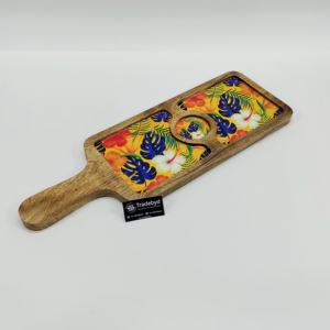 Enamel Printed Wooden <b>Serving</b> Platter at best Price By Tradebyd an <b>indian</b> manufacturing company - Product Image 2