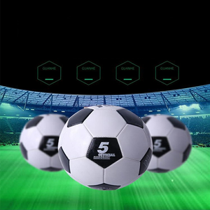 Ballon de football / de soccer pour le sport scolaire, vente en gros, taille personnalisée 5, ballon de football en PVC cousu à la machine - Product Image 6