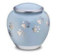 Brass Cremation Pet <b>Ashes</b> Urn Paws Prints Design Engraved Memorial Remain of <b>Ashes</b> Funeral Supplies - Product Image 1