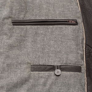 Chaqueta Bomber de Cuero Personalizada para Hombre, Invierno, Impermeable, Cortavientos, Anti-UV, Transpirable, con Cuello Camisero y Cremallera, Estilo Urbano - Product Image 5