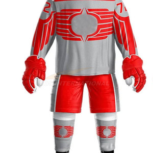 Nouvelle mode uniforme de hockey sur glace personnalisé Premium 100% maillot de sport en polyester Logo personnalisé ensemble de vêtements de sport d'entraînement en équipe - Product Image 6