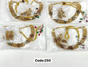 Ensemble de collier de créateur unique avec couches de perles et pendentif motif éléphant Bijoux ethniques pour un style festif - Product Image 2