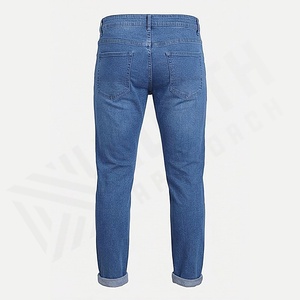 Nouveau jean slim pour homme élégant, pantalon en denim décontracté à la mode, pantalon droit pour garçons, vente en gros personnalisée - Product Image 2