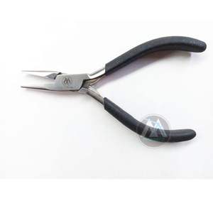 Logo personnalisé noir chaîne nez pince avec poignée lisse poignée en mousse pour la fabrication de bijoux outils état nouveau - Product Image 3