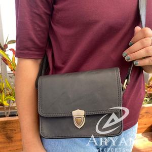 2024 New Fashionable Genuine Leather Crossbody Bag for Women Luxury Classic Full Grain Cowhide Leather Vintage Shoulder Handbags - Product Image 1