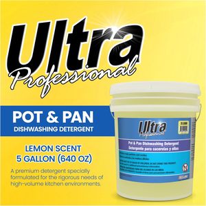 Détergent liquide pour la vaisselle en pot de 5 gallons, parfum citron, agent nettoyant pour la graisse, pour la cuisine domestique - Product Image 5