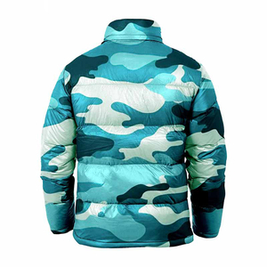 Chaquetas acolchadas con diseño de impresión 3D personalizadas de invierno para hombre, chaquetas acolchadas con burbujas de camuflaje a la venta - Product Image 2