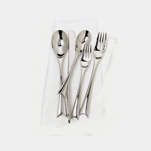 Prix de gros Ensemble de couverts en argent unique avec design de luxe moderne Ensemble de couverts en argenterie aspect royal - Product Image 4