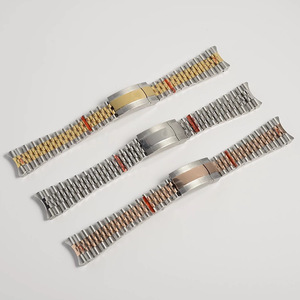 En stock, compatible avec <span class=keywords><strong>les</strong></span> bracelets de montre Ro--lex Datejust, bracelet en acier à 5 maillons pour la série 126334, bracelet de montre Oyster 41 mm, 21 mm - Product Image 1