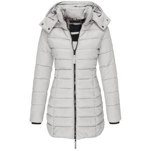 OEM Winter New Arrival Down Navy Crop Women Puffer Jacket New Design Women Coat Custom Proof Puffer Jacket With Custom logo - Product Image 3