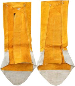 Protector de Piernas de Cuero Dividido para Soldador, Protección para los Pies, Resistente a la Soldadura, Color Personalizado, Tamaño Personalizado, Garantía de 3 Años - Product Image 4