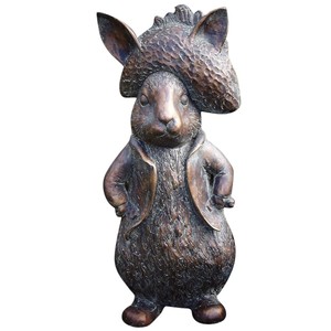 Ardilla Vintage hecha a mano figura escultura hogar jardín decorativo Navidad escultura Navidad vacaciones decoración del hogar - Product Image 2