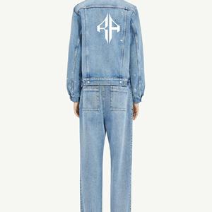 Chándal Personalizado Color Impreso OEM/ODM Servicio Hombres 100% Algodón Transpirable Secado rápido Cuello alto Invierno Denim - Product Image 2