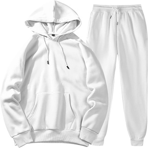 FALCON SPORTS Conjuntos Deportivos de Forro Polar de Poliéster/Algodón para Hombre, Talla XL, Transpirables, de Secado Rápido, para la Temporada de Invierno, Ecológicos, con Bolsillos Tipo Canguro - Product Image 1