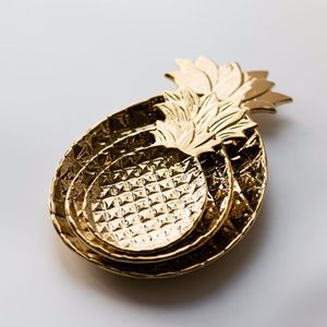 Cuencos de mimbre decorativos más vendidos Diseño de forma de ciervo Cuenco de fruta dorado y negro Boda usado - Product Image 5