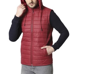Gilet matelassé pour homme en matériau durable au tarif de gros Gilet matelassé pour homme anti-rides respirant sur mesure de qualité supérieure - Product Image 6