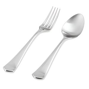 ชุดช้อนส้อมและส้อมทำด้วยมือและมีสไตล์เครื่องครัวทองเหลืองสำหรับตกแต่งบ้านและงานแต่งงาน - Product Image 2