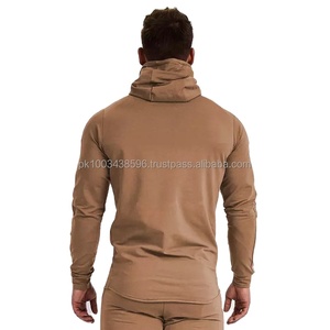 Chándal personalizado para hombre, traje de chándal de compresión con capucha - Product Image 2