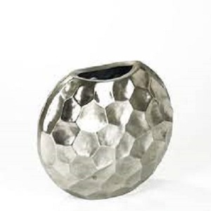 Traditional <b>Hammered</b> iron Tabletop Vase Set Industrial Design Handmade Decorative Cylinder Vases for Home Interior hotel villa - Product Image 4