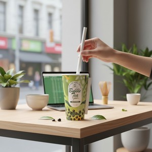 Madam Hong Original Bubble Milk Tea Cup con Tapioca Ball 250ml Sabor Instant OEM Wholesale - Product Image 6