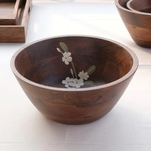 Ensemble personnalisable de 3 bols à fruits en bois de manguier écologiques, peints à la main et compatibles lave-vaisselle, légers et durables, tailles 9 pouces, 8 pouces, 6,5 pouces - Product Image 5