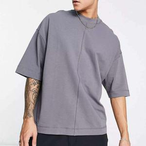 Camiseta Moderna de Estilo Urbano, Corte Holgado, Algodón Grueso, Ropa Urbana de Moda, Venta al Por Mayor - Product Image 4