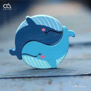 Poisson en bois de forme et de taille personnalisées-Décoration en forme de poisson en bois massif sculpté Meubles Décoration DIY Art Artisanat - Product Image 5