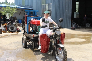 Trivella per Pozzi d'Acqua Hongrun con Motore Diesel, Diametro 325mm, Pompa Mobile con Serbatoio a Pressione 24V - Product Image 5