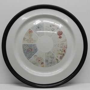 Bandeja de resina hecha a mano Celestial Bloom con copos de oro brillantes, detalles florales Pastel suaves, estilo Art Deco para vivir - Product Image 2