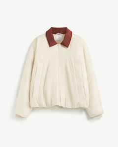 Veste matelassée à manches longues pour homme avec poches, coupe ample, décontractée, unie, 100% nylon, taille personnalisée, automne, routine, Vietnam - Product Image 1