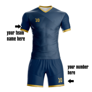 Uniforme de fútbol profesional para hombre, camiseta de fútbol con sublimación de nombre personalizado para entrenamiento de equipo, nueva ropa de Fútbol Profesional - Product Image 6