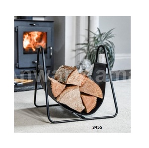 Support à bois de chauffage pour intérieur, support de supports à bois de chauffage supports en bois d'extérieur pour bois de chauffage support de bûche de stockage de bois de feu en acier robuste - Product Image 5