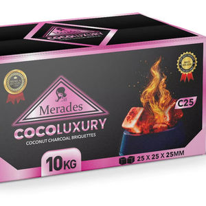Charbon à chicha hexagonal de luxe Coco, charbon de coco premium inodore, briquettes à combustion longue durée pour chicha, exportation au Liban - Product Image 1