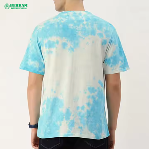 T-shirt ample 100 % coton écologique anti-plis avec logo brodé sur le devant et manches classiques pour homme – Facile à porter - Product Image 3