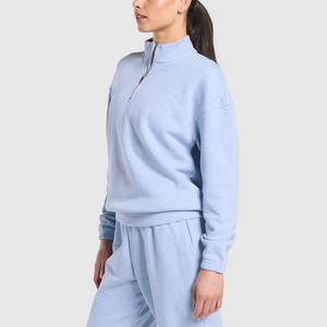 Sweatshirts à manches longues pour femmes avec broderie personnalisée et options d'étiquettes d'étiquettes pour un confort quotidien - Product Image 3