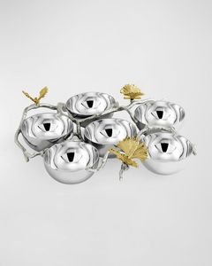 Exportador de cuencos de frutas secas de acero inoxidable, Juego de 3 piezas con decoración floral para decoración de mesa, juegos de cuencos de calidad premium - Product Image 2