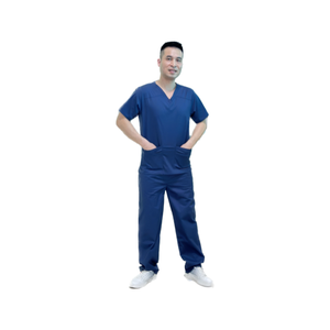 Servicio ODM/OEM de Vietnam-Uniforme hospitalario Scrub con cuello en V Camisa y pantalones-Alta calidad y precio competitivo - Product Image 1