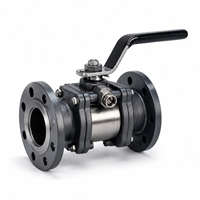 Vanne à boisseau sphérique flottante Q41F PN25 à bride avec siège en PTFE pour pipeline, vanne à boisseau sphérique industrielle à bride, contrôle de débit de pipeline