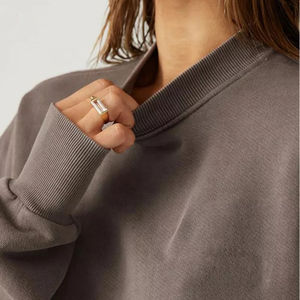 Wholesale <b>Top</b> Trendy Design Winter Autumn Printed Alpha Delta Pi Women's Drop Shoulder Long Sleeve Front Fraternity Sweatshirt - Product Image 4