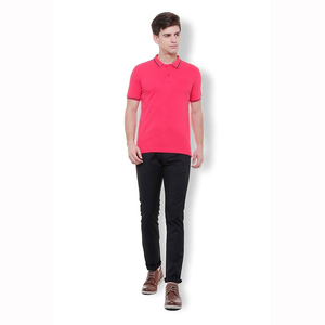 Chemise pour homme à manches courtes, style tendance, imprimé personnalisé, séchage rapide, 100% polyester, tissu tricoté, couleur unie, service OEM - Product Image 2