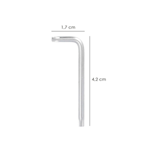 Chiave Torx Inviolabile Standard in Acciaio Cromo Vanadio Professionale T10 - Product Image 2