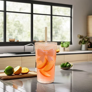 ถ้วยแก้วใสแบบพกพาสำหรับกลางแจ้งและปิกนิก - Product Image 2