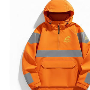 แจ็คเก็ตกันลมแฟชั่นแบบกำหนดเอง แจ็คเก็ตซอฟต์เชลล์บุขนแกะ รับทำโลโก้ลูกค้า OEM ชุดกีฬา - Product Image 4