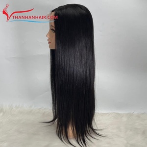 Extension de cheveux perruque vietnamienne dentelle avant naturel droite 26 pouces Extensions de cheveux humains trame de génie - Product Image 1